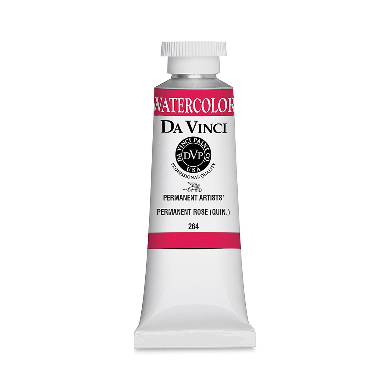 Da Vinci Artists' Permanent Watercolor - Quinacridone Permanent Rose, 37 ml tube